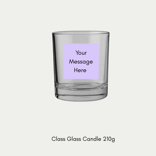 Personalised Classic Glass Candle