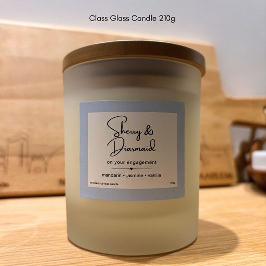 Personalised Classic Glass Candle